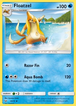 Floatzel SLG-23 Uncommon Englisch
