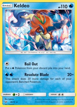 Keldeo SLG-26 Holo Rare Englisch