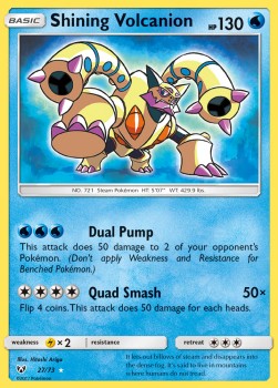 Shining Volcanion SLG-27 Ultra Rare Deutsch