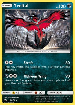 Yveltal SLG-54 Holo Rare Englisch