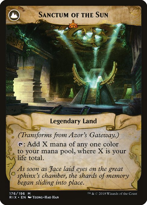 Azor's Gateway // Sanctum of the Sun - Back Face
