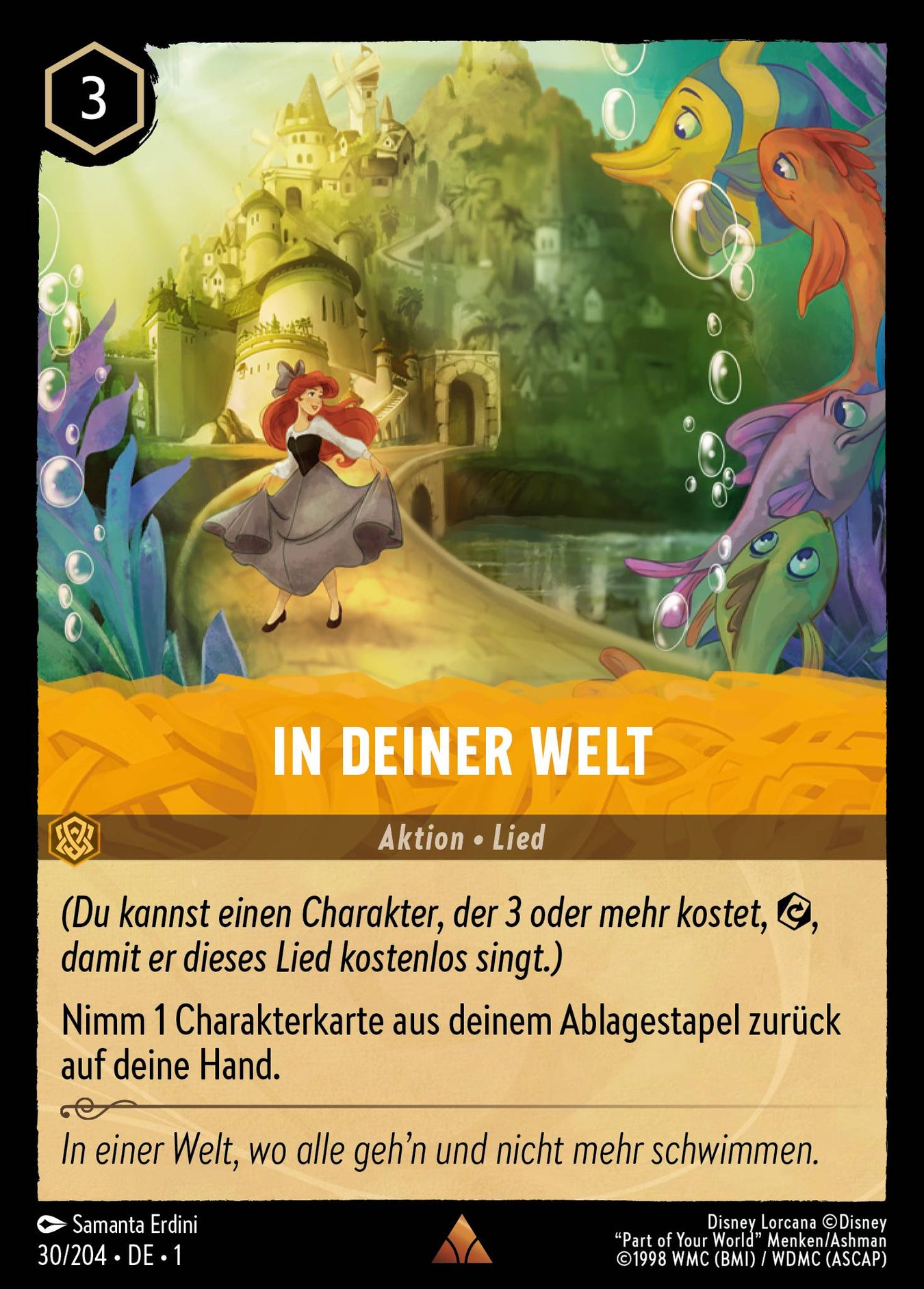 Disney Lorcana Karten aus Illumineer's Quest: Deep Trouble