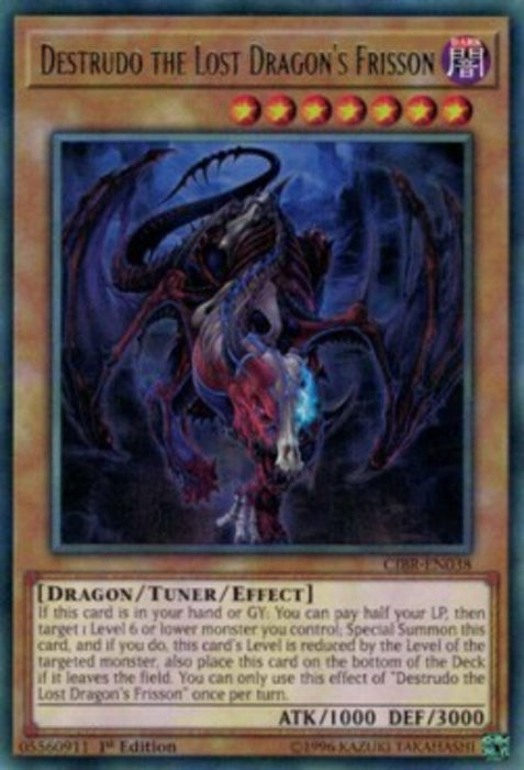 Destrudo the Lost Dragon's Frisson CIBR-EN038 Rare Englisch