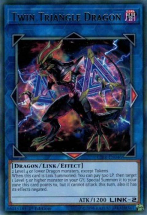 Twin Triangle Dragon CIBR-EN046 Rare Englisch