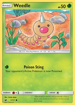 Weedle CIN-1 Common Deutsch