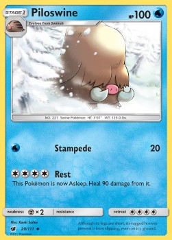 Piloswine CIN-20 Uncommon Deutsch