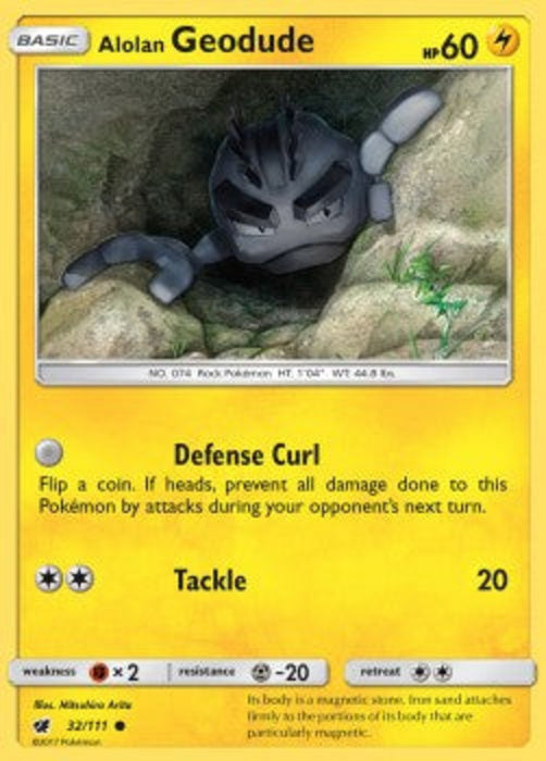 Alolan Geodude CIN-32 Common Deutsch