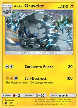 Alolan Graveler CIN-33 Uncommon Englisch