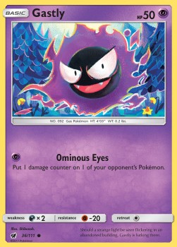 Gastly CIN-36 Common Deutsch