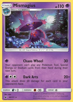 Mismagius CIN-40 Rare Englisch