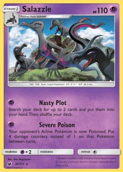 Salazzle CIN-47 Holo Rare Englisch