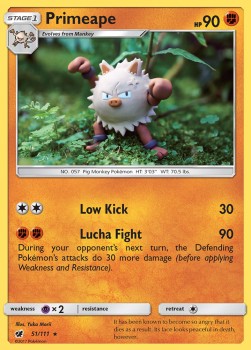 Primeape CIN-51 Rare Englisch
