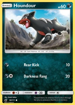 Houndour CIN-58 Common Deutsch