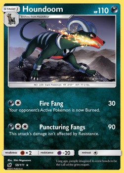 Houndoom CIN-59 Rare Englisch