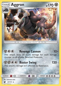 Aggron CIN-67 Holo Rare Englisch