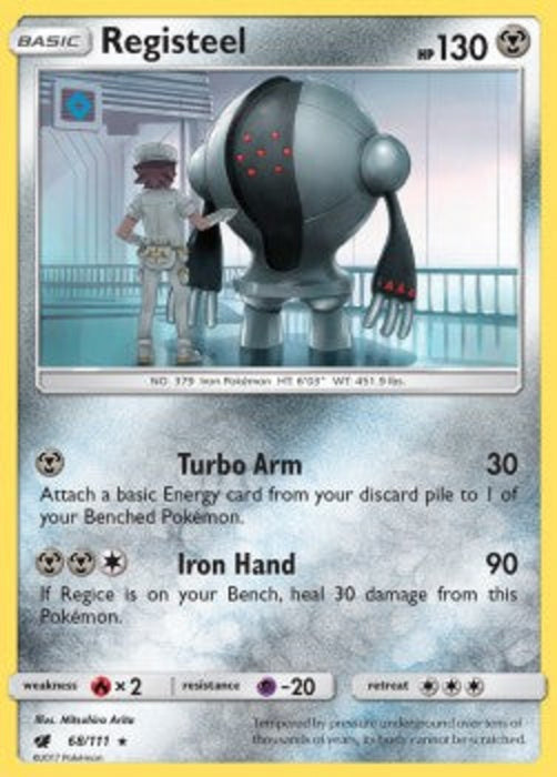 Registeel CIN-68 Rare Deutsch