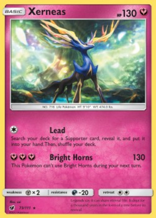 Xerneas CIN-73 Holo Rare Englisch