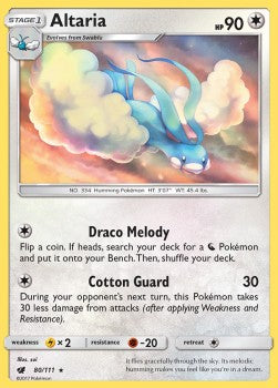 Altaria CIN-80 Rare Deutsch
