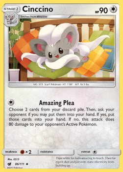 Cinccino CIN-86 Uncommon Deutsch