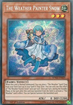 The Weather Painter Snow SPWA-EN029 Secret Rare Englisch