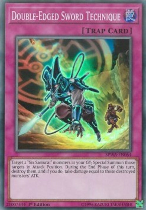 Double-Edged Sword Technique SPWA-EN054 Super Rare Englisch