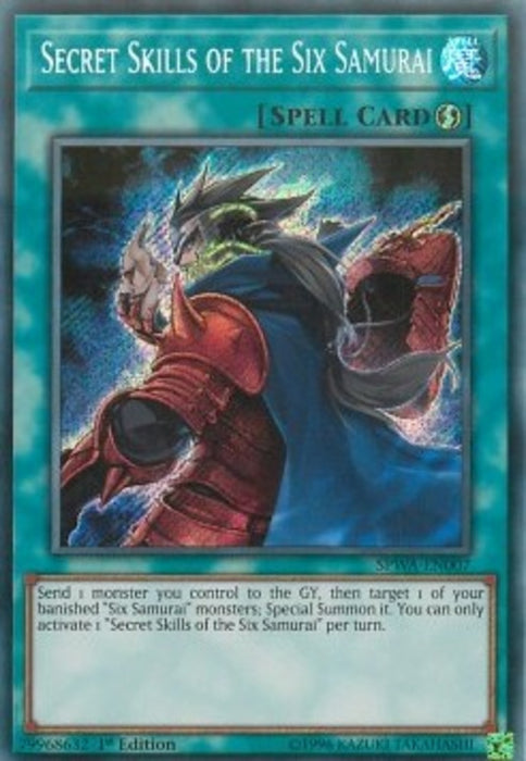 Secret Skills of the Six Samurai SPWA-EN007 Secret Rare Englisch