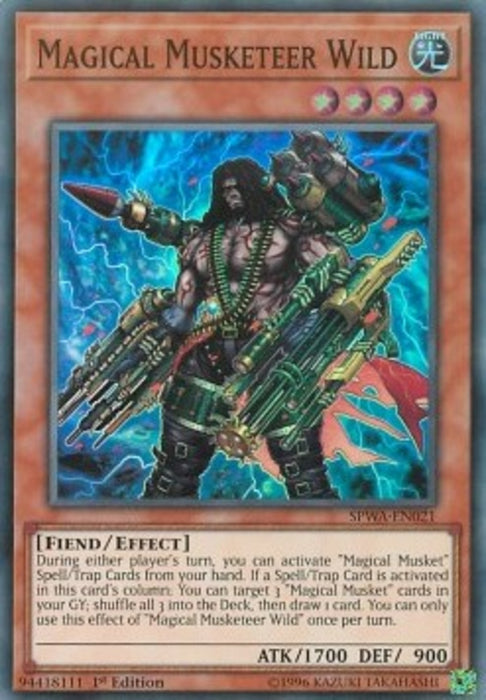 Magical Musketeer Wild SPWA-EN021 Super Rare Englisch