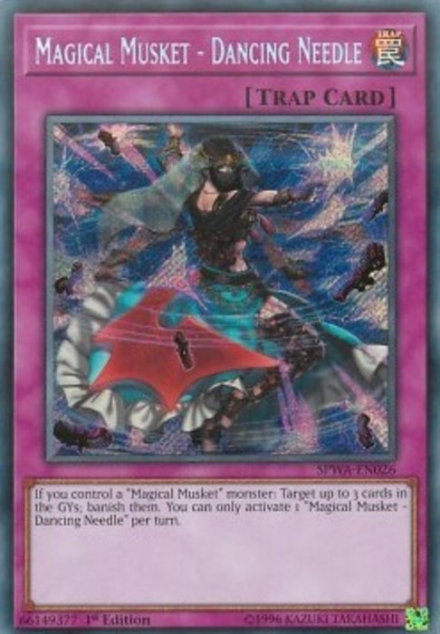 Magical Musket - Dancing Needle SPWA-EN026 Secret Rare Englisch