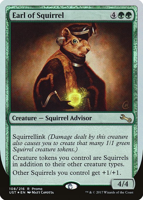 Earl of Squirrel REL-108 Rare Englisch