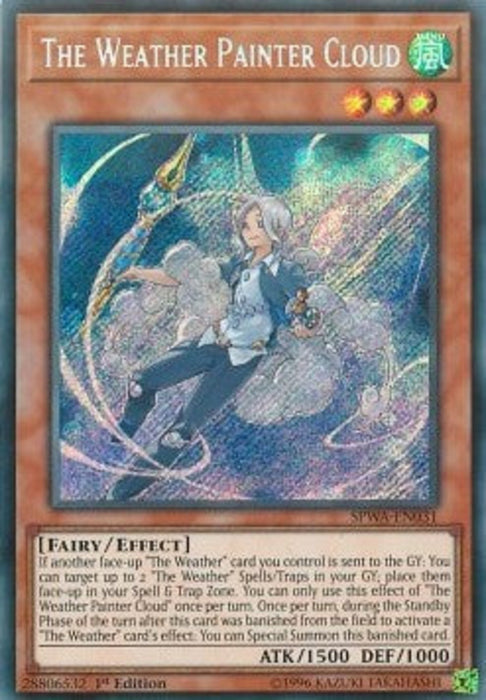 The Weather Painter Cloud SPWA-EN031 Secret Rare Englisch