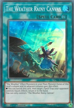 The Weather Rainy Canvas SPWA-EN037 Super Rare Englisch