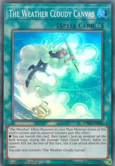 The Weather Cloudy Canvas SPWA-EN038 Super Rare Englisch