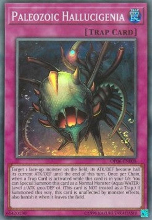 Paleozoic Hallucigenia OP06-EN008 Super Rare Englisch