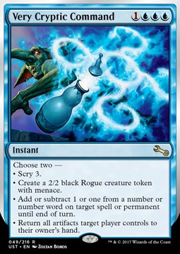 Very Cryptic Command (V.4) UST-49 Rare Englisch