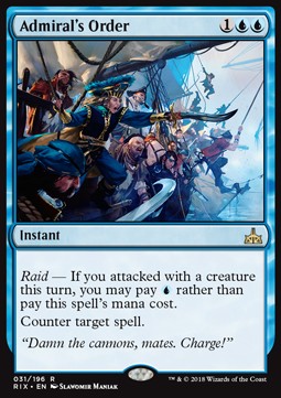 Admiral's Order RIX-31 Rare Englisch