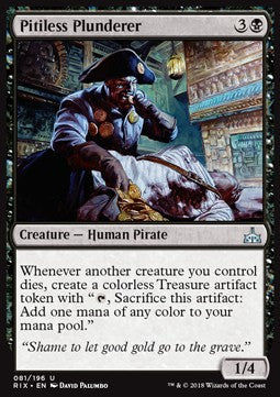 Pitiless Plunderer RIX-81 Uncommon Italienisch
