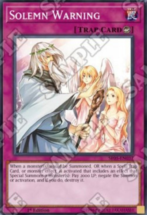 Solemn Warning SR05-EN037 Common Englisch