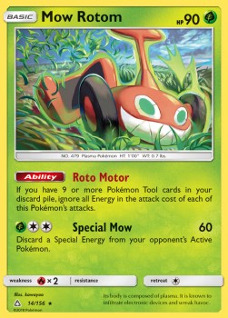 Mow Rotom UPR-14 Rare Deutsch