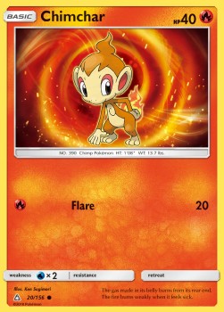 Chimchar UPR-20 Common Deutsch