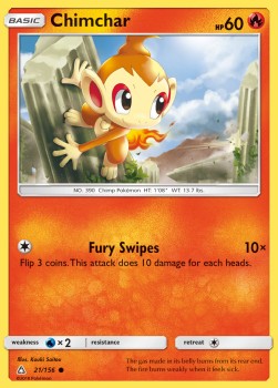 Chimchar UPR-21 Common Deutsch