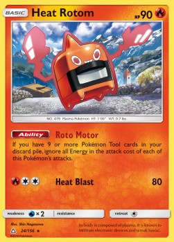 Heat Rotom UPR-24 Rare Deutsch