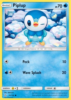 Piplup UPR-32 Common Englisch