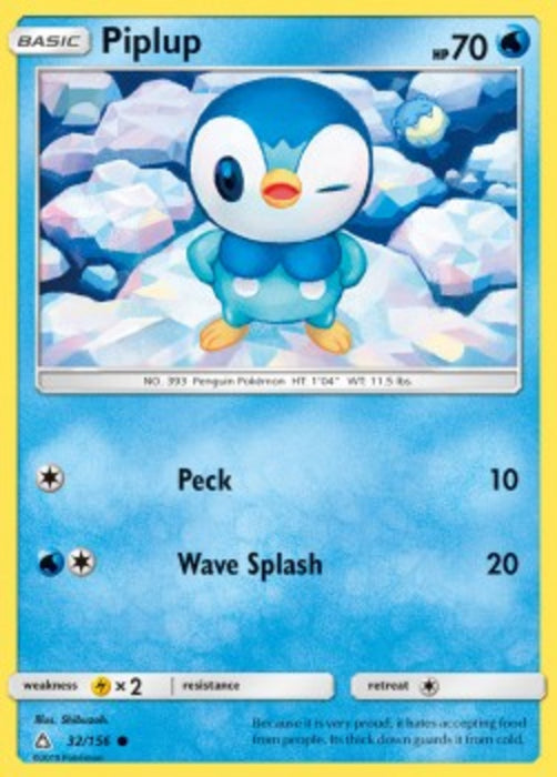 Piplup UPR-32 Common Englisch