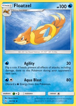 Floatzel UPR-36 Uncommon Deutsch