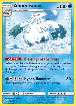 Abomasnow UPR-38 Rare Deutsch