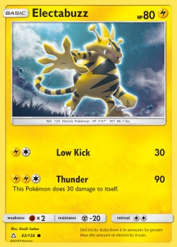 Electabuzz UPR-43 Common Deutsch