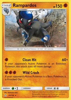 Rampardos UPR-65 Holo Rare Deutsch