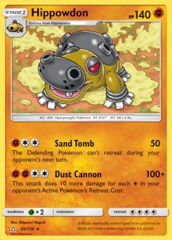 Hippowdon UPR-69 Rare Deutsch