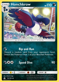 Honchkrow UPR-72 Uncommon Deutsch
