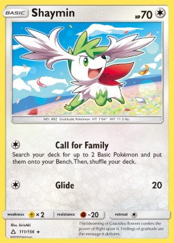 Shaymin UPR-111 Rare Deutsch